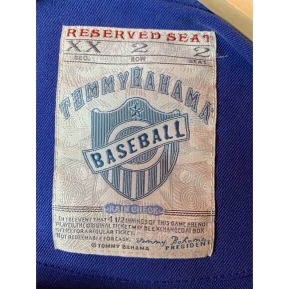 Tommy Bahama MLB 2013 All-Star Game Shirt M 100% Silk Blue RCC10442 Queens NY - Picture 9 of 16